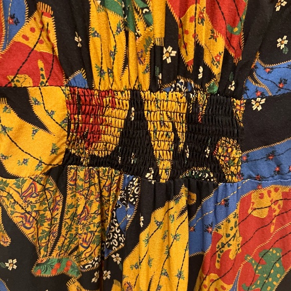 Farm Rio Tropical Banana Minidress with Sleeves - Picture 9 of 11